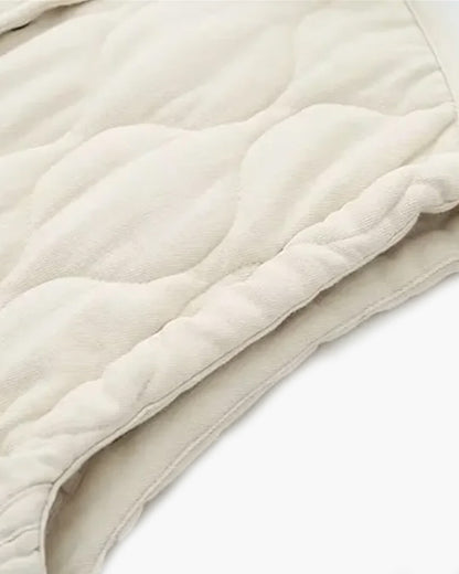 Chaleco con cuello alto y bolsillos Micah