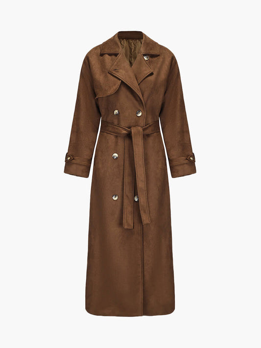 Gabardina Molly de ante sintético