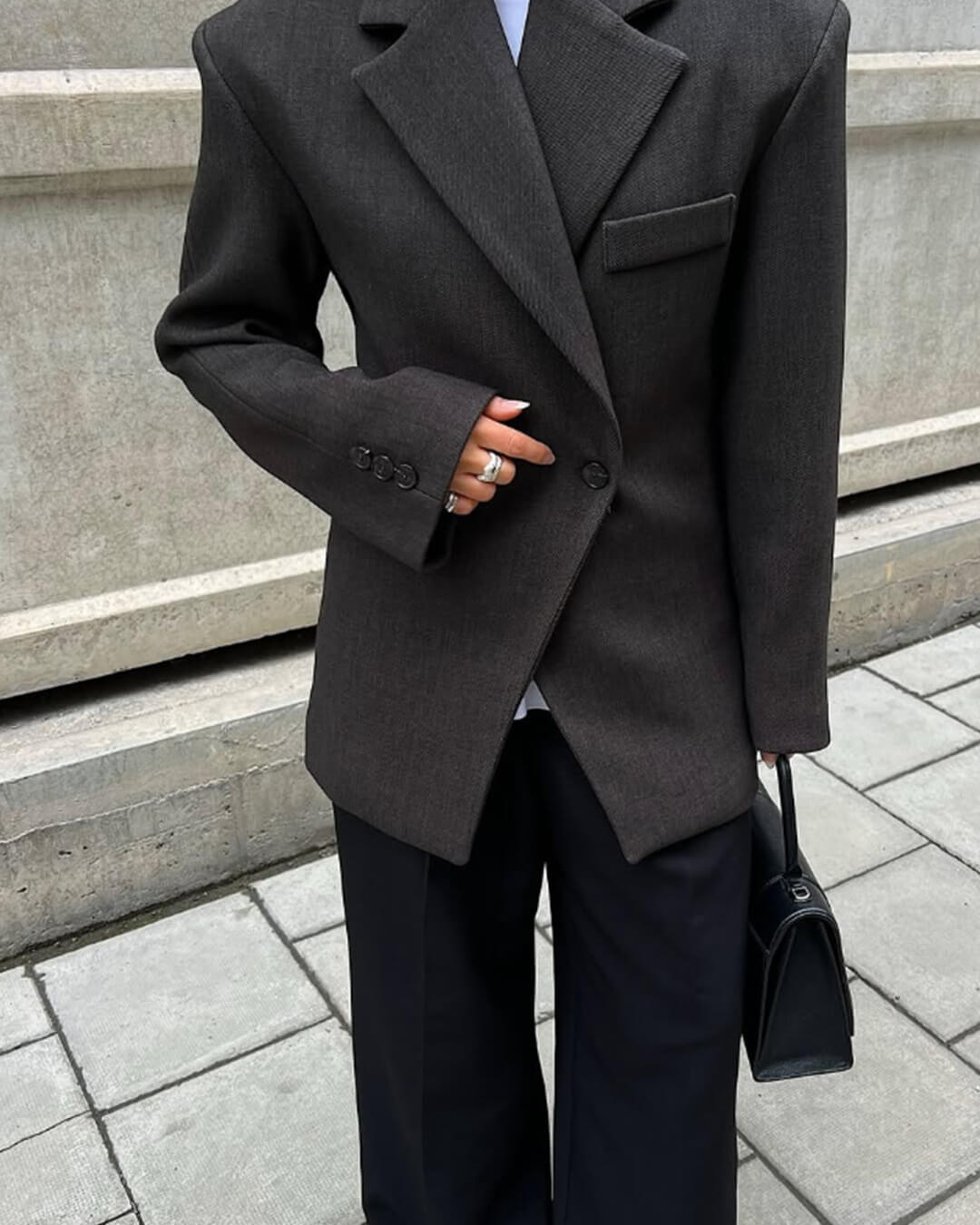 Blazer Myrna Entallado con Solapa de Muesca