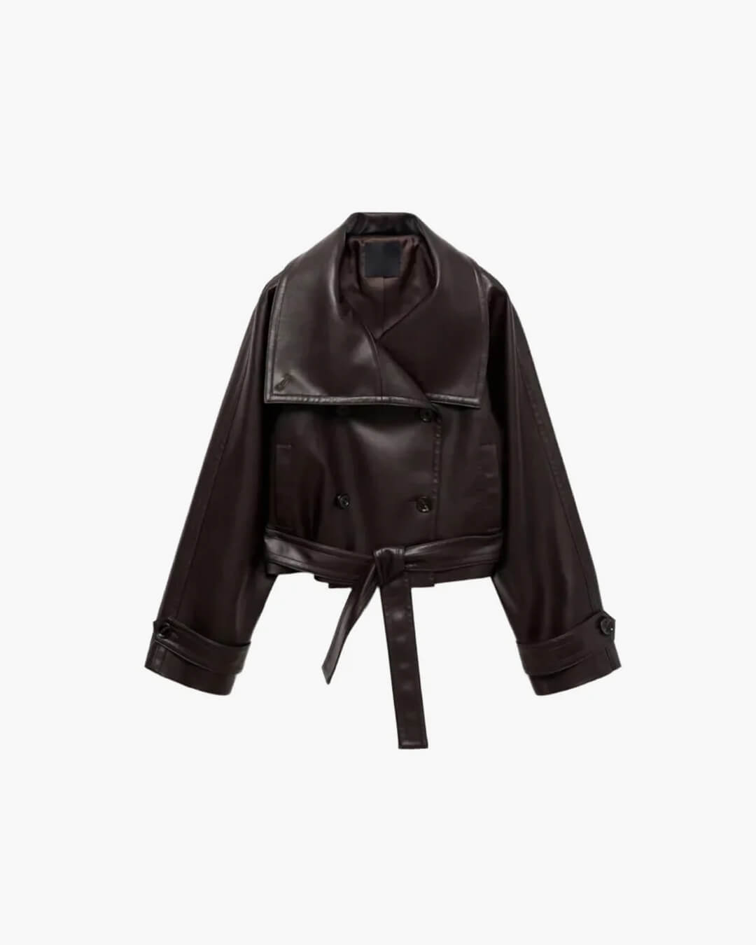 Chaqueta de cuero sintético Nina