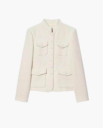 Blazer Ophelia con botones y bolsillos frontales