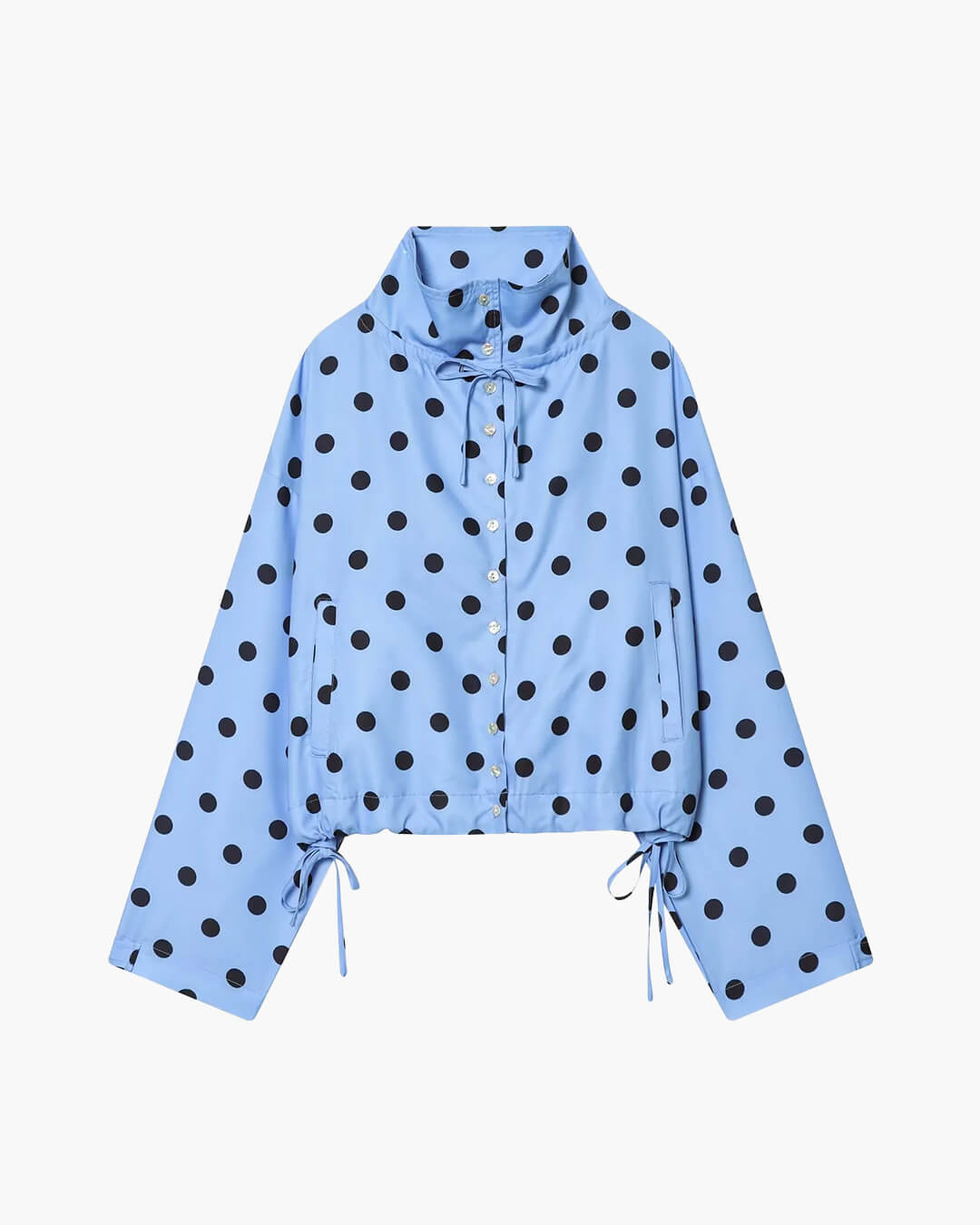 Chaqueta Patricia de lunares con cuello alto