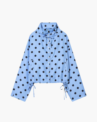 Chaqueta Patricia de lunares con cuello alto
