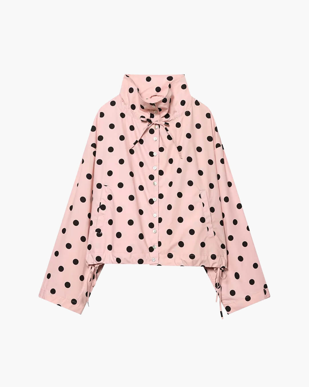 Chaqueta Patricia de lunares con cuello alto
