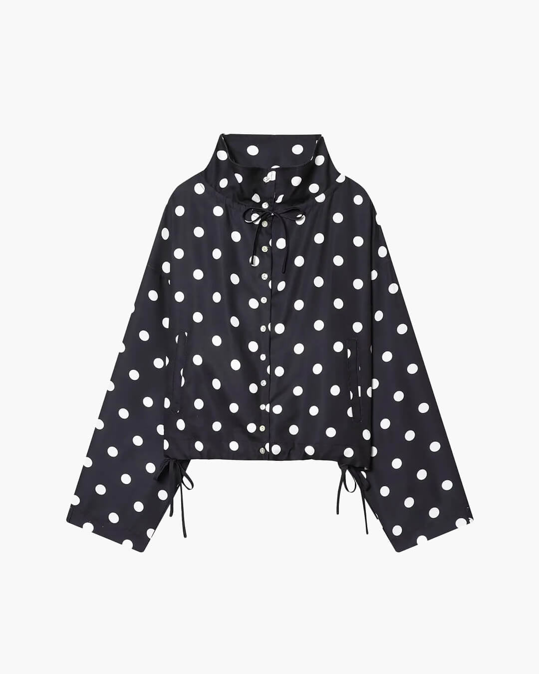 Chaqueta Patricia de lunares con cuello alto