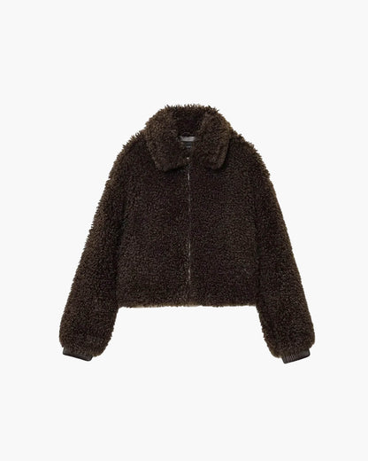 Chaqueta Teddy de Piel Sintética Porsha