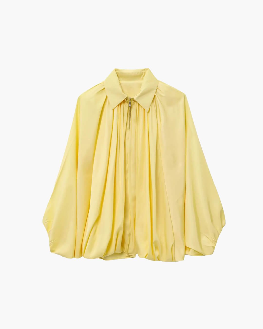 Chaqueta Ritchel plisada con cremallera