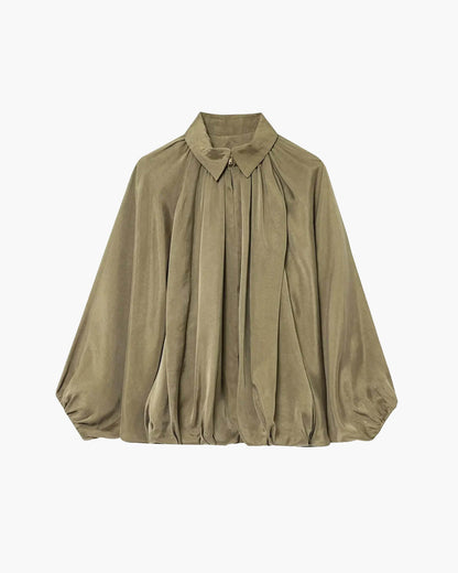 Chaqueta Ritchel plisada con cremallera