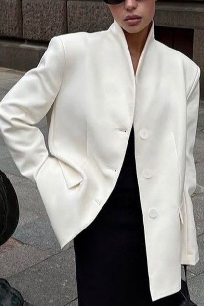 Blazer Roxie con Cuello Alto