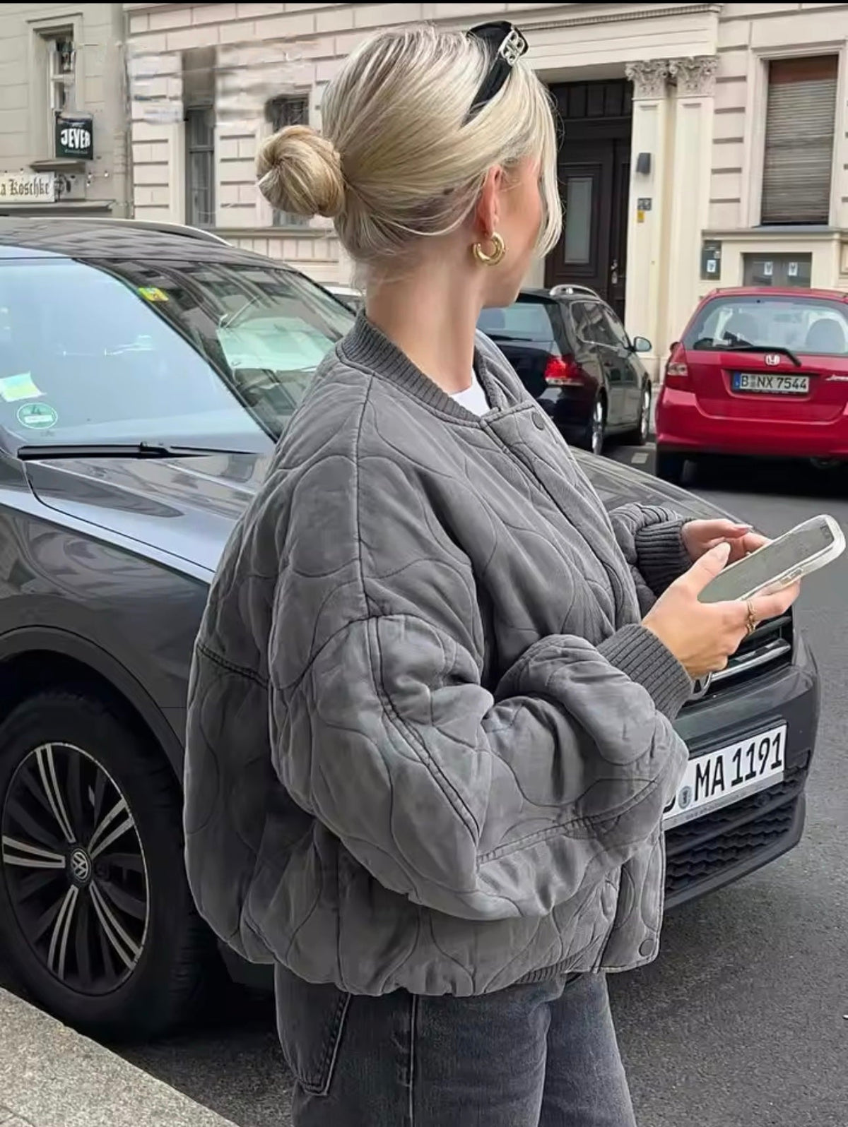 Chaqueta Bomber Acolchada Salma
