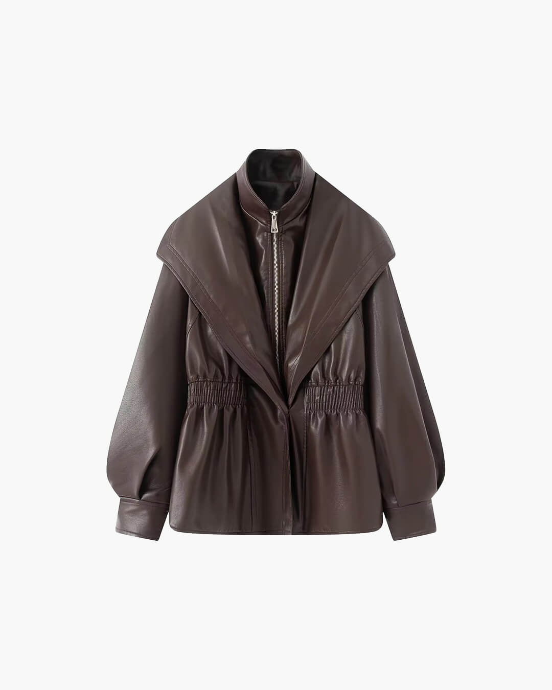 Chaqueta de cuero sintético Stephanie