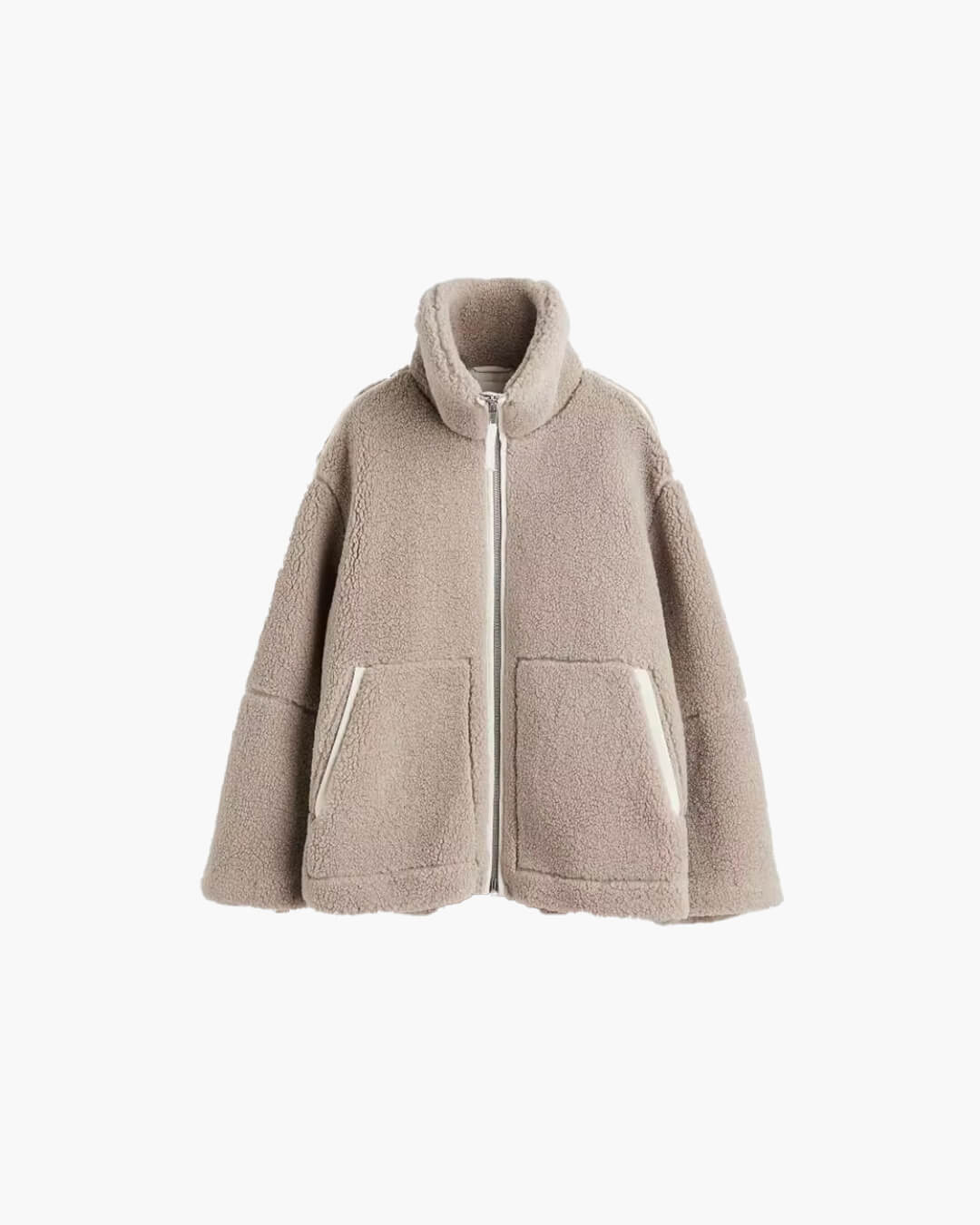 Chaqueta Teddy con Cremallera Tidy