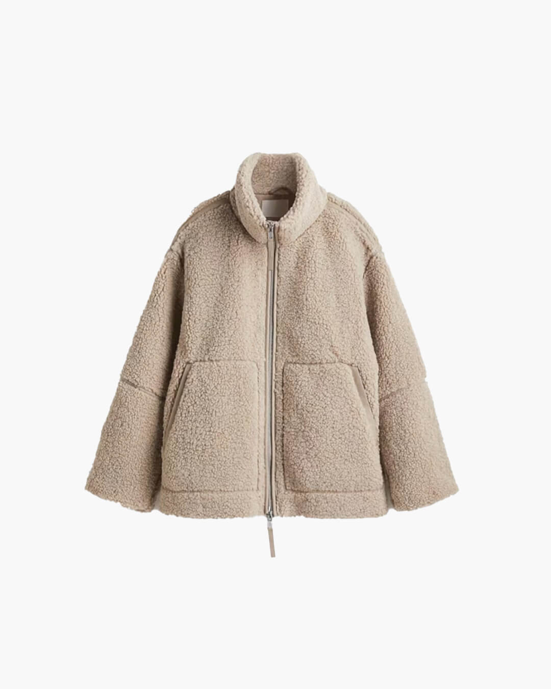 Chaqueta Teddy con Cremallera Tidy