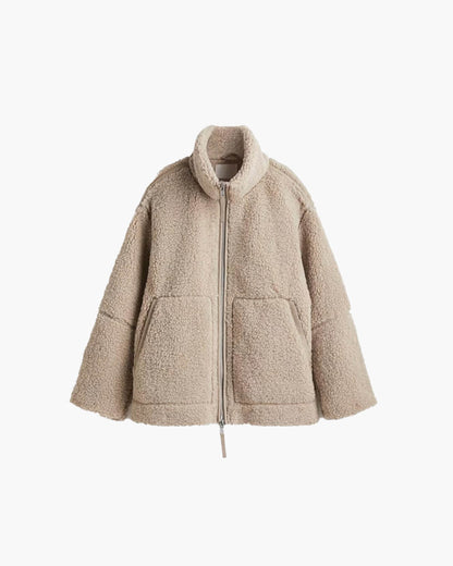 Chaqueta Teddy con Cremallera Tidy