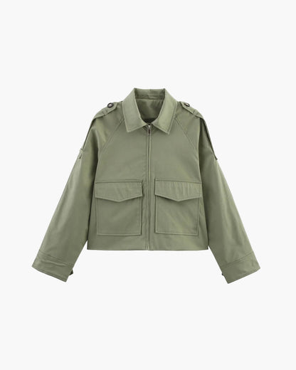 Chaqueta corta con bolsillos Valeria