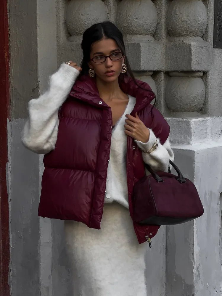 Chaleco acolchado Zarina con cuello alto