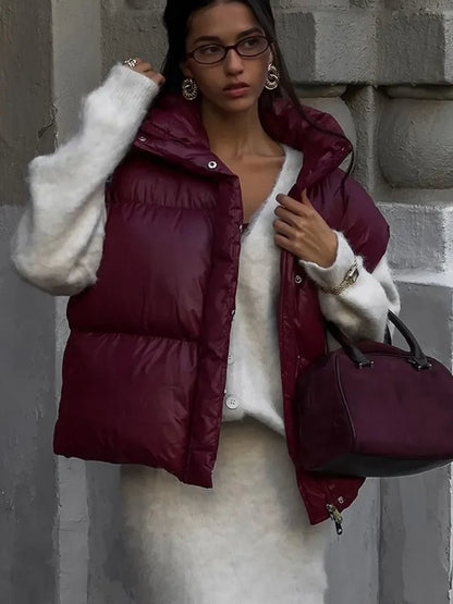 Chaleco acolchado Zarina con cuello alto