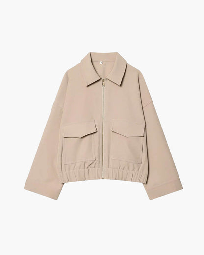 Chaqueta con cremallera y bolsillos Zoey