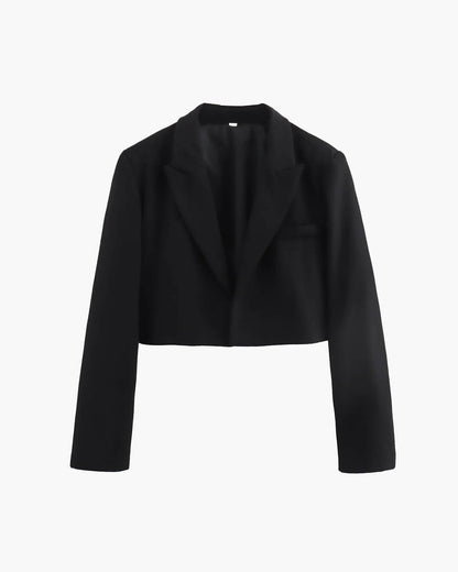 Chaqueta Olga corta de traje acolchada