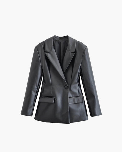 Blazer Nia de cuero sintético
